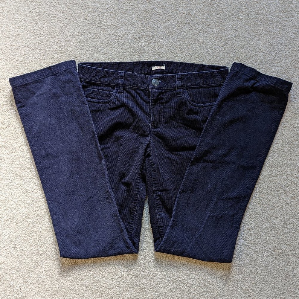 J Crew Matchstick Slim Corduroys